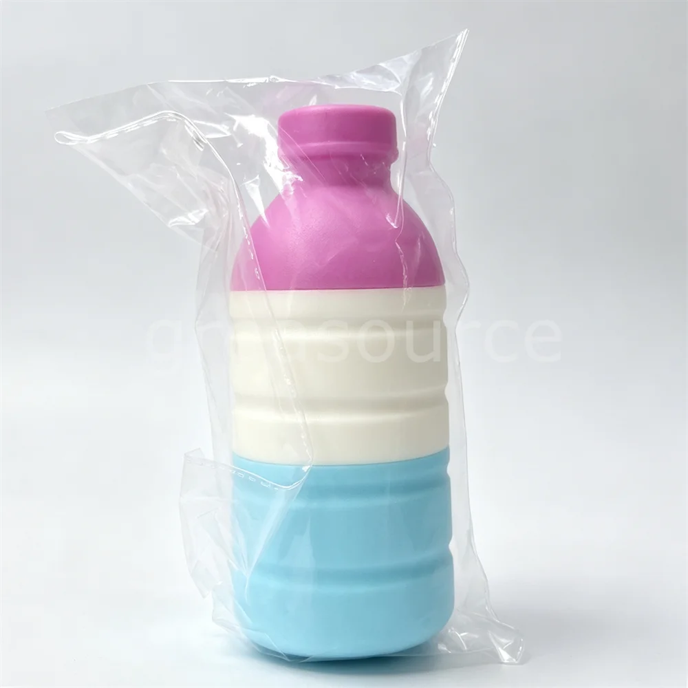 500ml Prime Drink Bottle Shaped Slow Rebound Pu Drawstring Mesh Aesthetic Desktop Ornament Beverage Shop Window Display Gift Fun