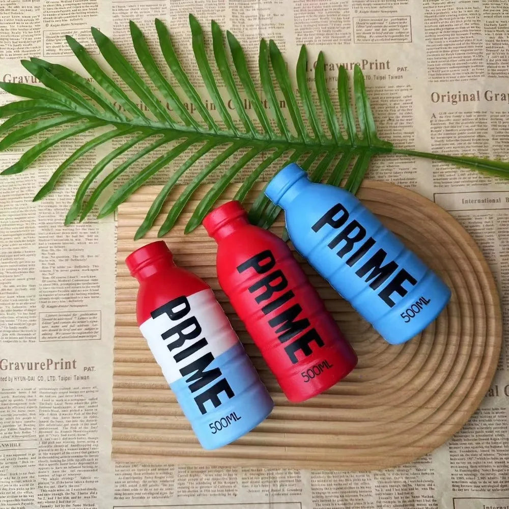1pc Stress Relief Squeeze Toy, Slow Rising Prime Beverage Bottle, Perfect Fidget Toys For Birthday Party/Christmas/New Year Gift