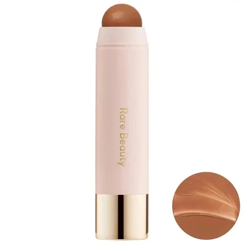 Rare Beauty Always Sunny Happy Sol Silky Three-dimensional Bronze Contour Stick Natural Matte Blusher Highlight Gloss Mirror