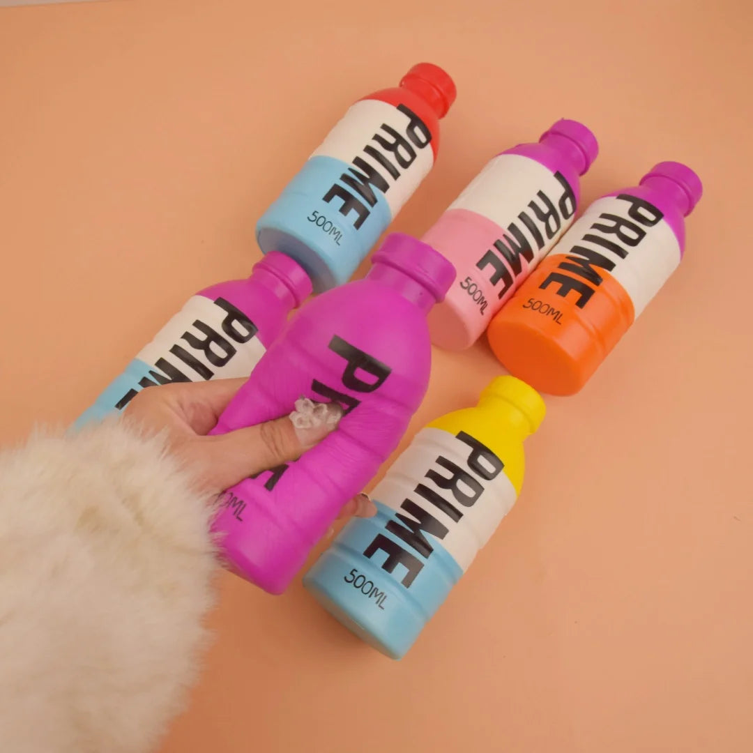 1pc Stress Relief Squeeze Toy, Slow Rising Prime Beverage Bottle, Perfect Fidget Toys For Birthday Party/Christmas/New Year Gift