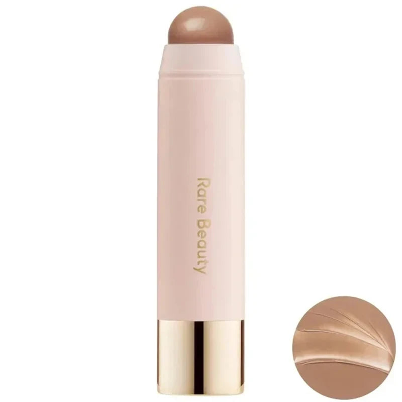 Rare Beauty Always Sunny Happy Sol Silky Three-dimensional Bronze Contour Stick Natural Matte Blusher Highlight Gloss Mirror