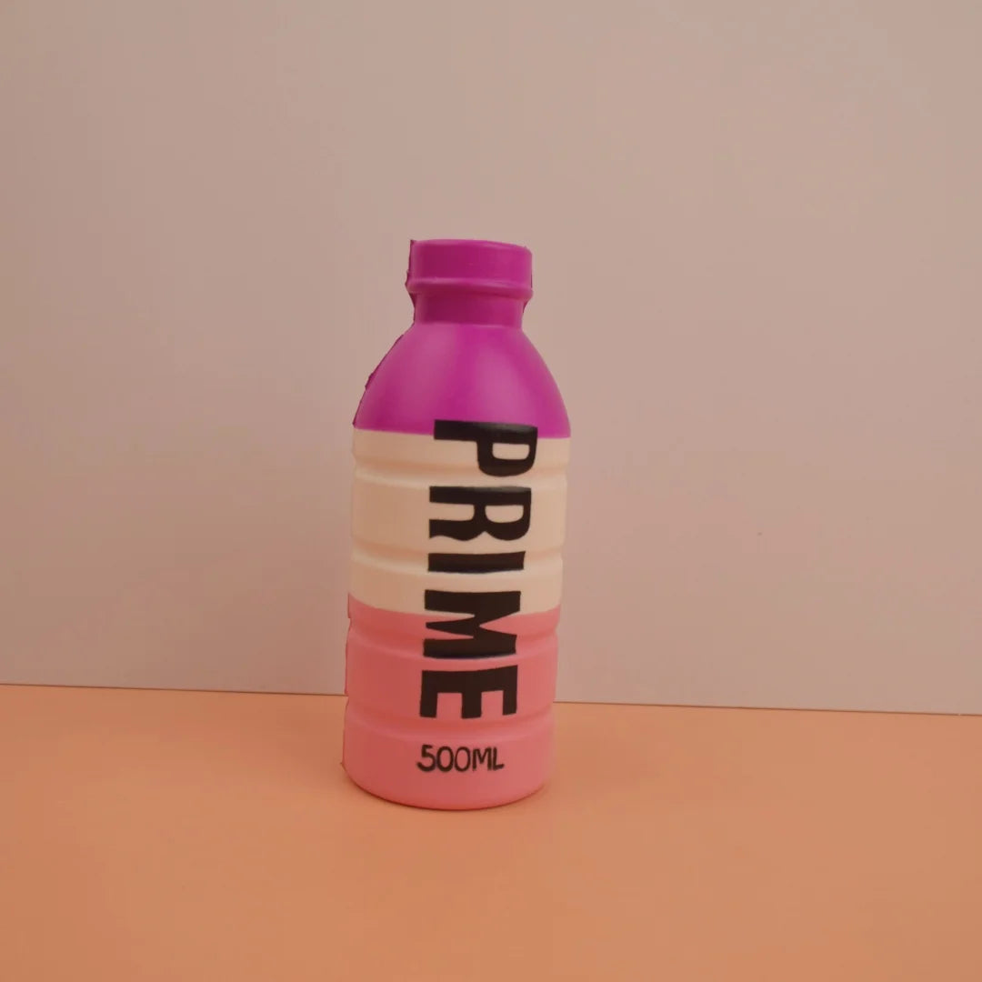 1pc Stress Relief Squeeze Toy, Slow Rising Prime Beverage Bottle, Perfect Fidget Toys For Birthday Party/Christmas/New Year Gift